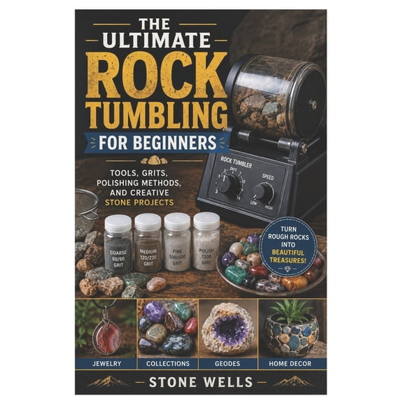 The Ultimate Rock Tumbling For Beginners: Tools, Grits, Polishing Methods, and Creative Stone Projects, (Paperback)