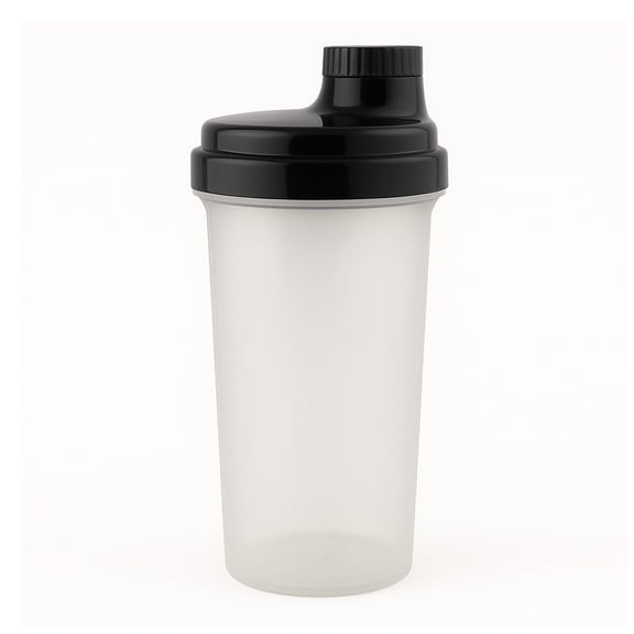 The Ultimate Shaker Glass With Cap No. 4, Smooth Supplement Mixing, Convenient Storage, Efficient Lump-Breaking Net, and Durable Design, Black