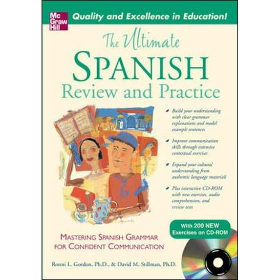 Pre-Owned The Ultimate Spanish Review and Practice w/CD-ROM (UItimate Review & Reference Series) (Paperback) 0071492151 9780071492157