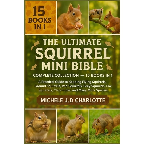 The Ultimate Squirrel Mini Bible: COMPLETE COLLECTION - 15 BOOKS IN 1: A Practical Guide to Keeping Flying Squirrels, Gr, (Paperback)