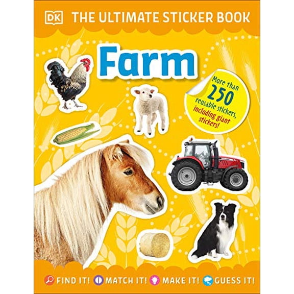 Pre-Owned Ultimate Sticker Book Farm Paperback
