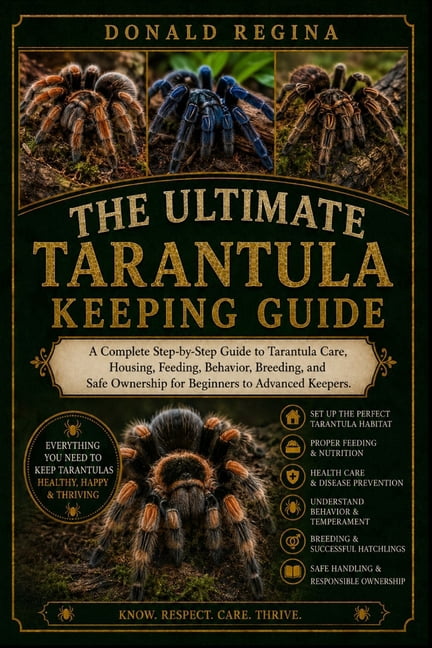 The Ultimate Tarantula Keeping Guide: A Complete Step-by-Step Guide to Tarantula Care, Housing, Feeding, Behavior, Breed, (Paperback)