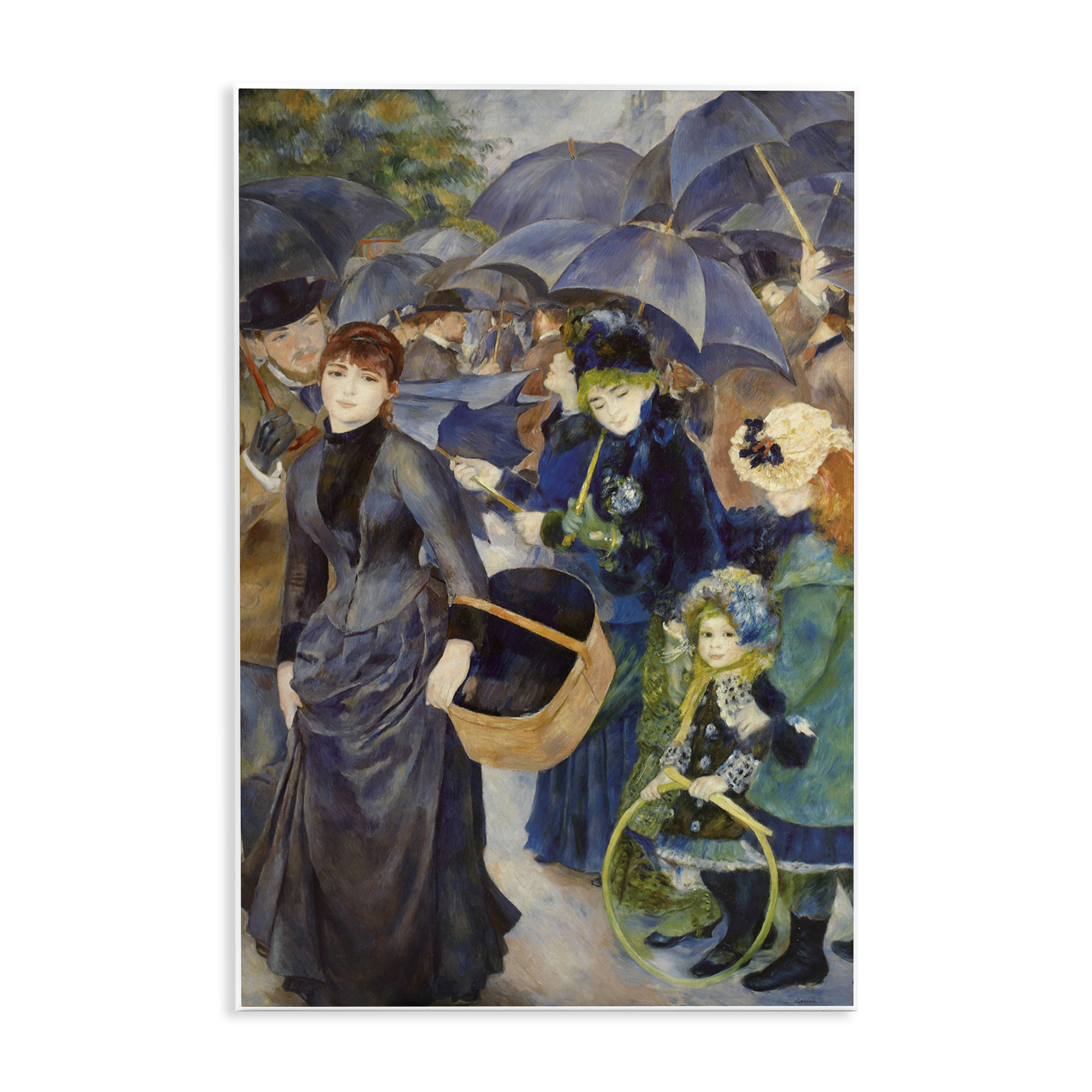 The Umbrellas Renoir Wall Plaque Art, design by Masters Collection