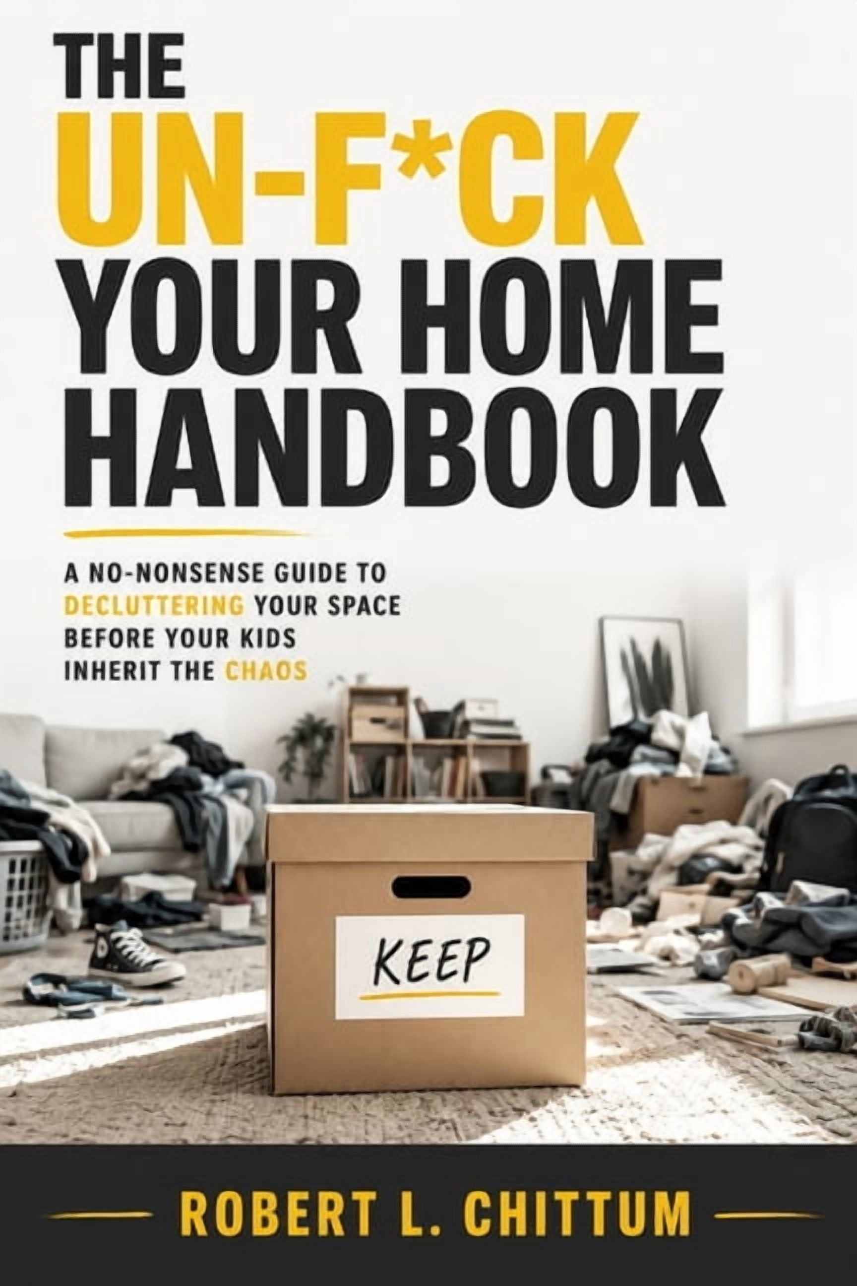 The Un-F*ck Your Home Handbook: A No-Nonsense Guide to Decluttering Your Space Before Your Kids Inherit the Chaos, (Paperback)