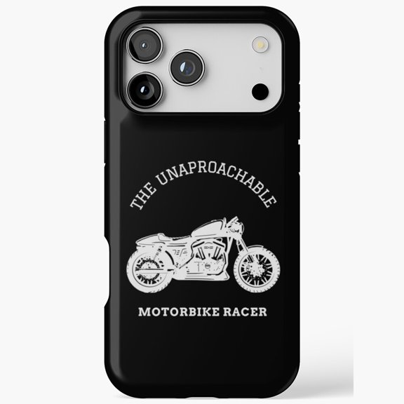 The Unapproachable Motorbike Racer Cafe Racer Motorcycle for iPhone Case 11 to 17 Pro Max