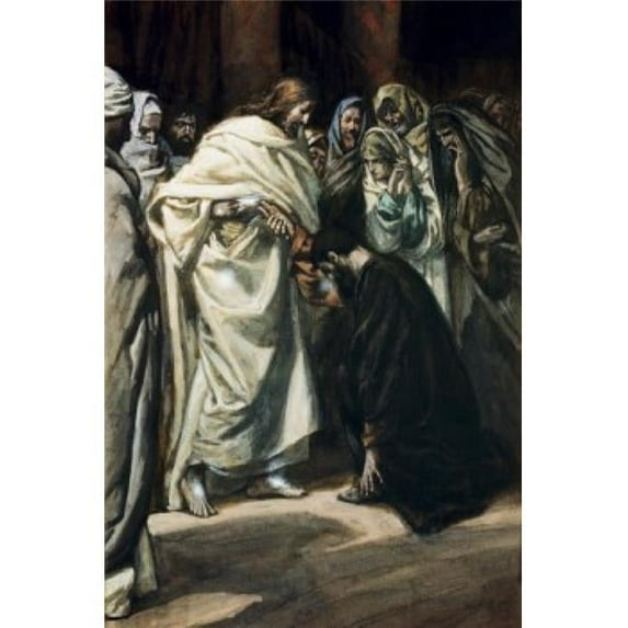 The Unbelief of Thomas James Tissot 1836-1902 French Poster Print - 18 x 24 in.