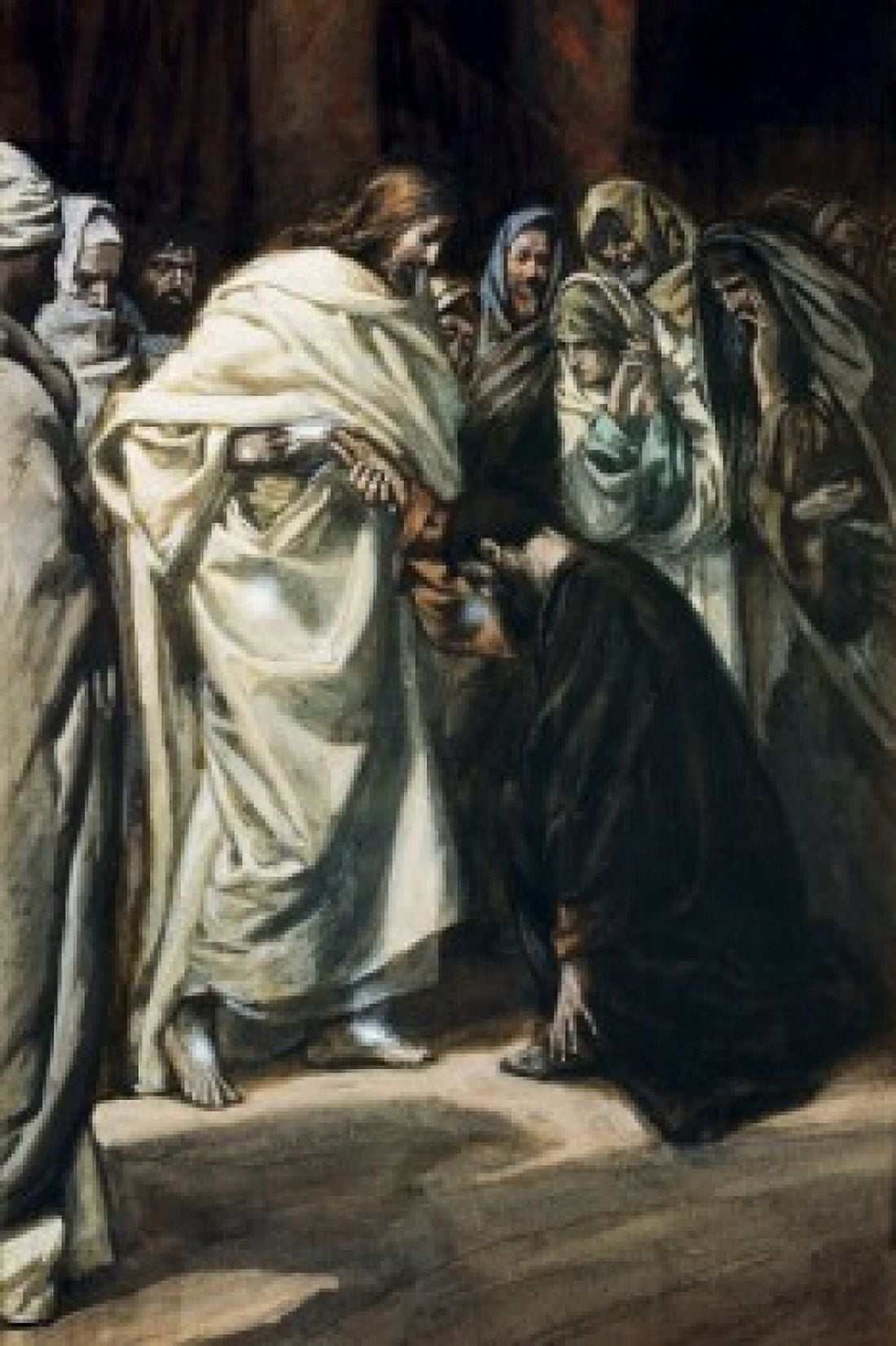 The Unbelief of Thomas James Tissot (1836-1902French) Canvas Art - James Tissot (24 x 36)