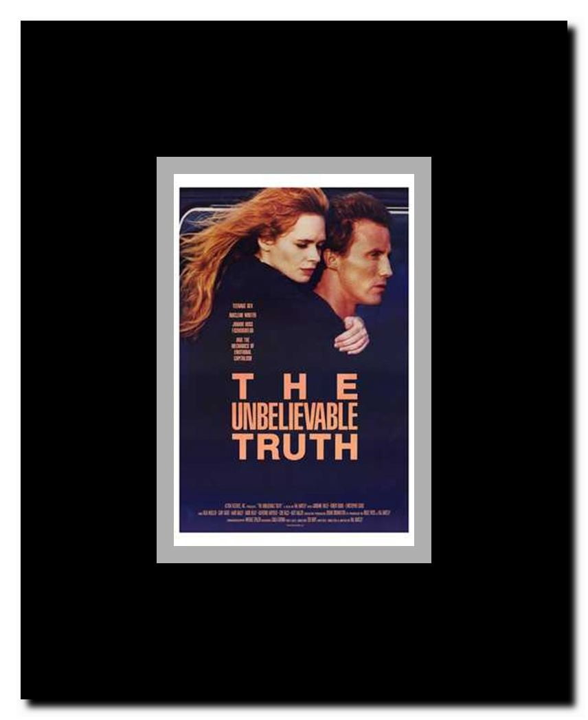 The Unbelievable Truth Framed Movie Poster
