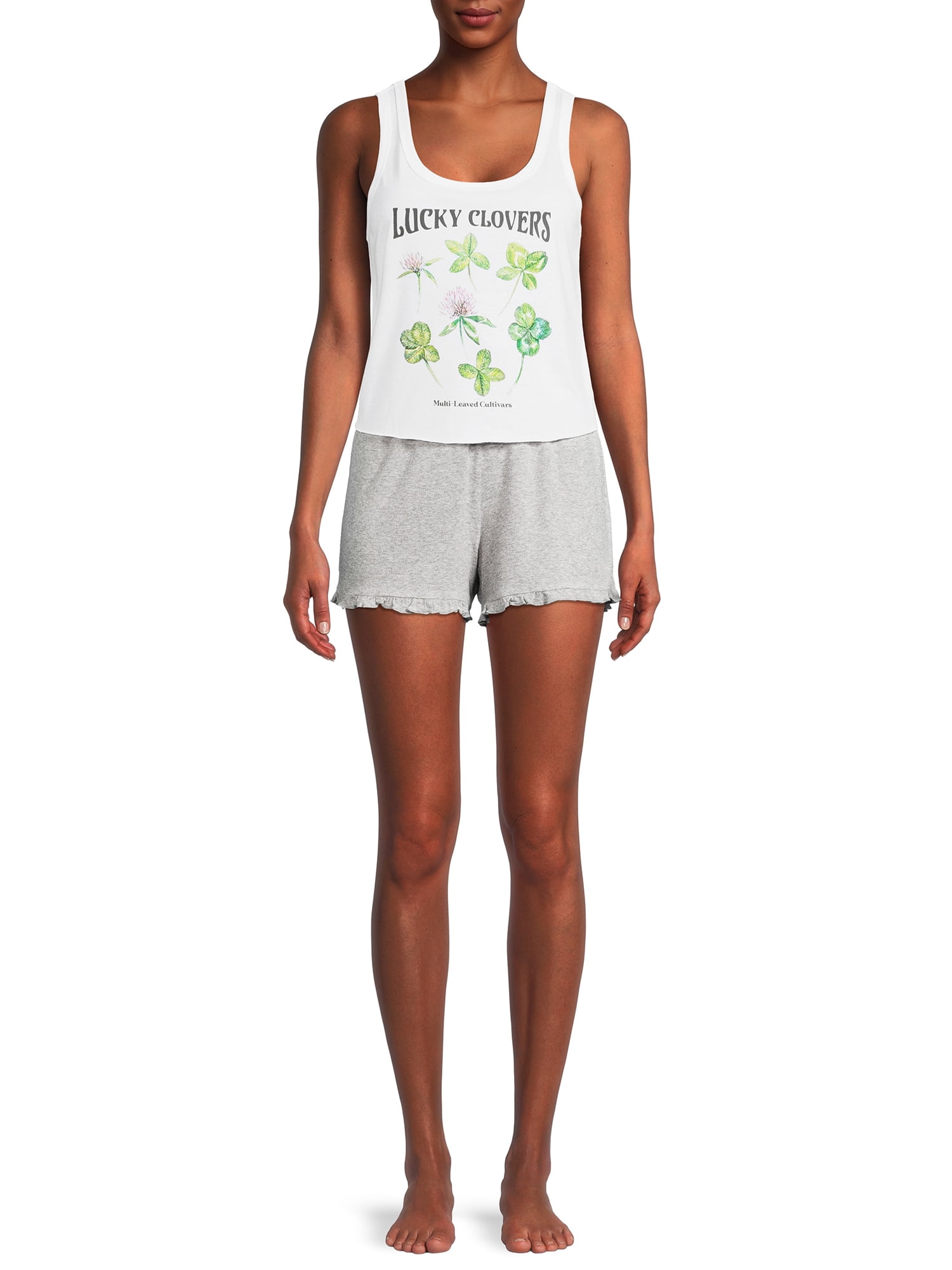 The Unbranded Brand by Mad Engine Sleeveless Pajamas (Women's or Juniors), 2 Piece Set