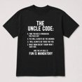 The Uncle Code Fun Is Mandatory Graphic T-Shirt, Unisex Classic Fit ...