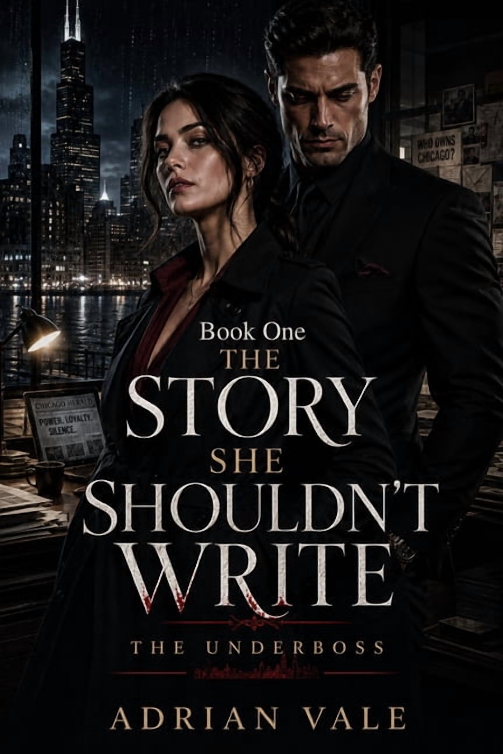 The Underboss The Story She Shouldn't Write: A Dark Mafia Romance, Book 1, (Paperback)