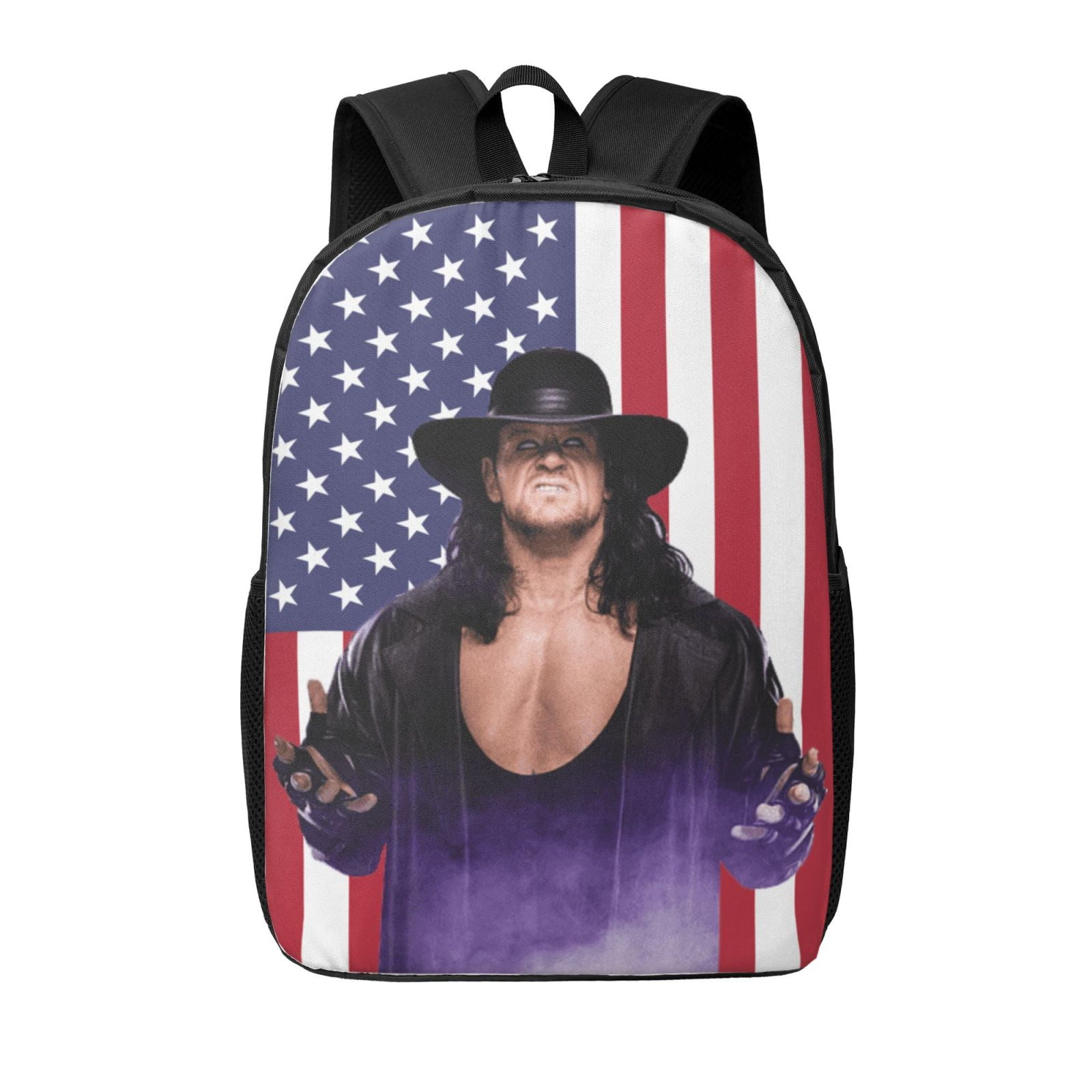 The Undertaker Backpack, Large Capacity Laptop Backpack, Casual Durable Daypack, 16.9x12.6x5.5 Inch
