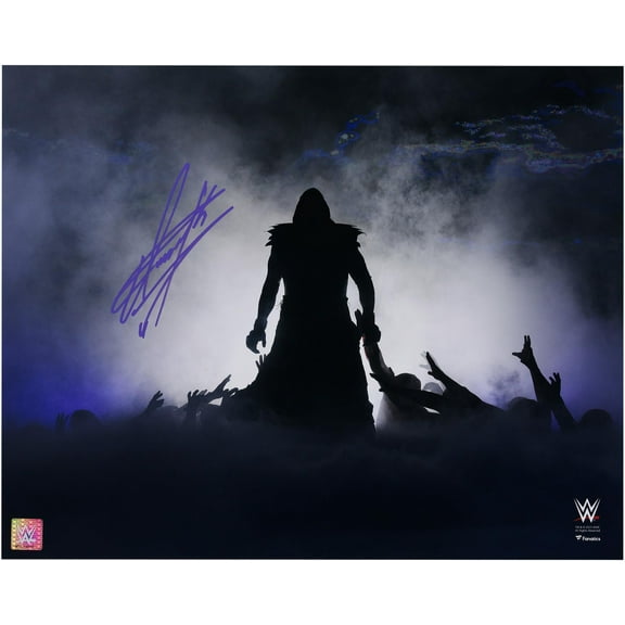 The Undertaker WWE Autographed 16" x 20" WrestleMania 29 Entrance Photograph - Fanatics Authentic Certified
