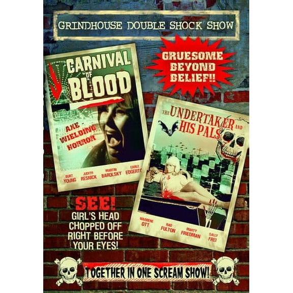 The Undertaker and His Pals / Carnival of Blood (DVD), Alpha Video, Horror