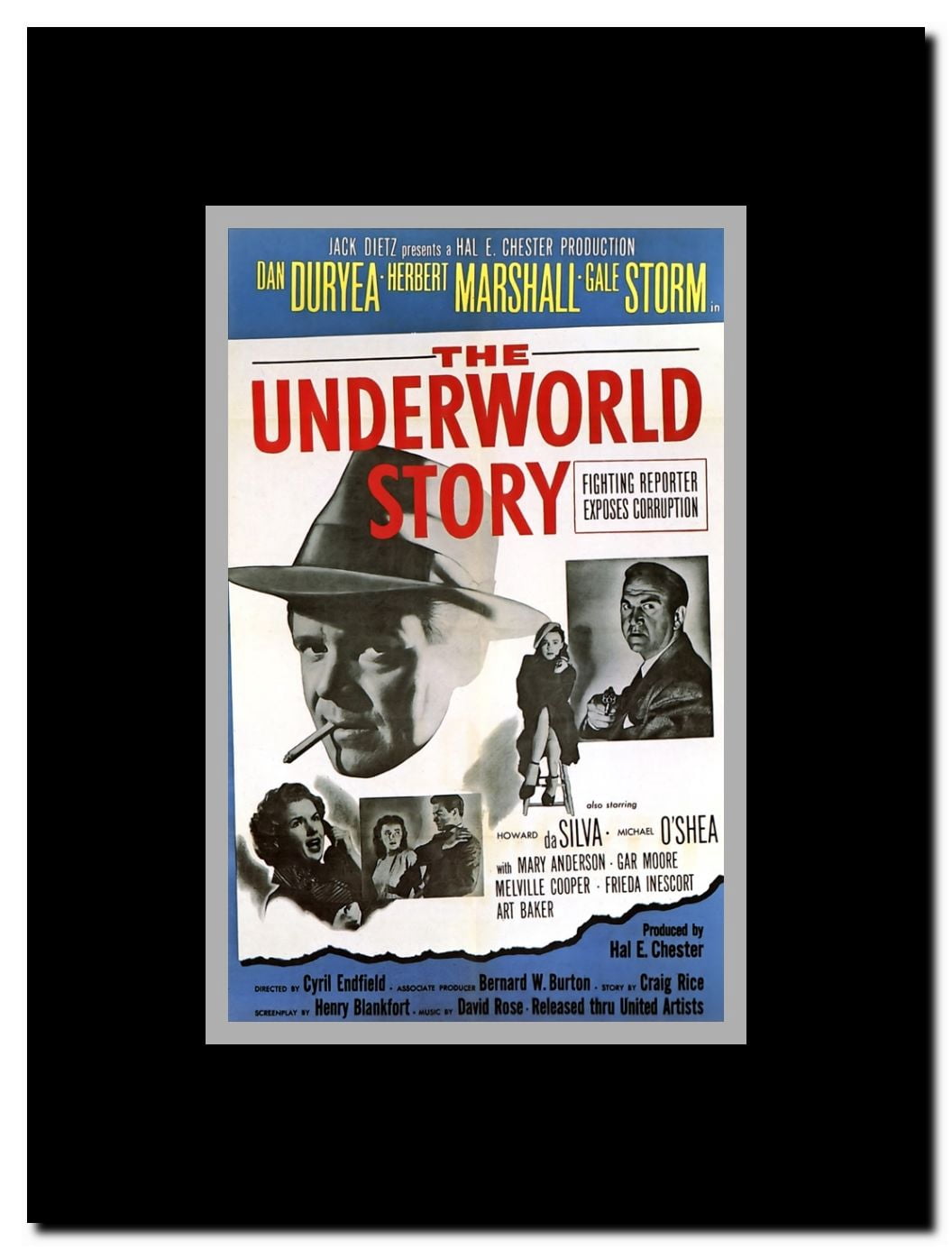 The Underworld Story Framed Movie Poster