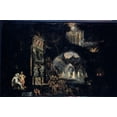 thumbnail image 1 of The Underworlds, Monsu Desiderio (1593-1634  French), Musee des Beaux Arts, Besancon Poster Print (24 x 36), 1 of 1