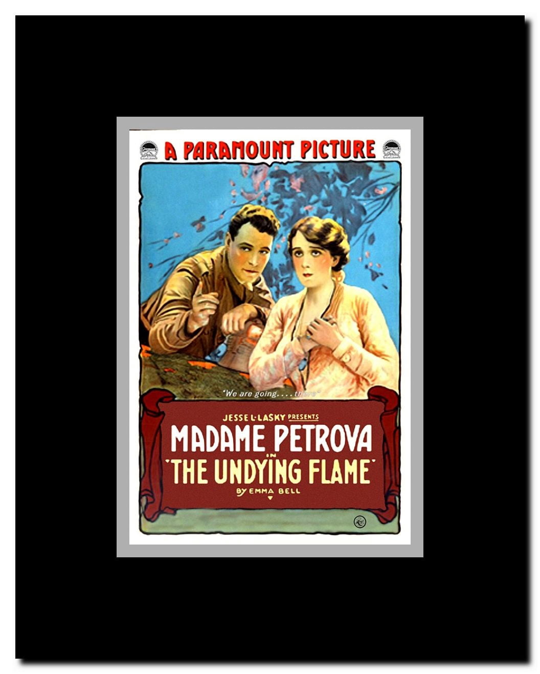 The Undying Flame Framed Movie Poster