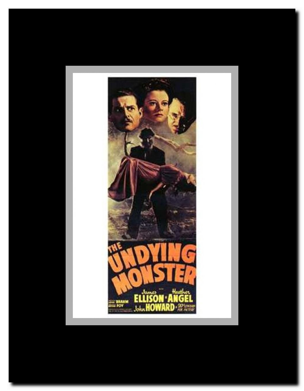 The Undying Monster Framed Movie Poster