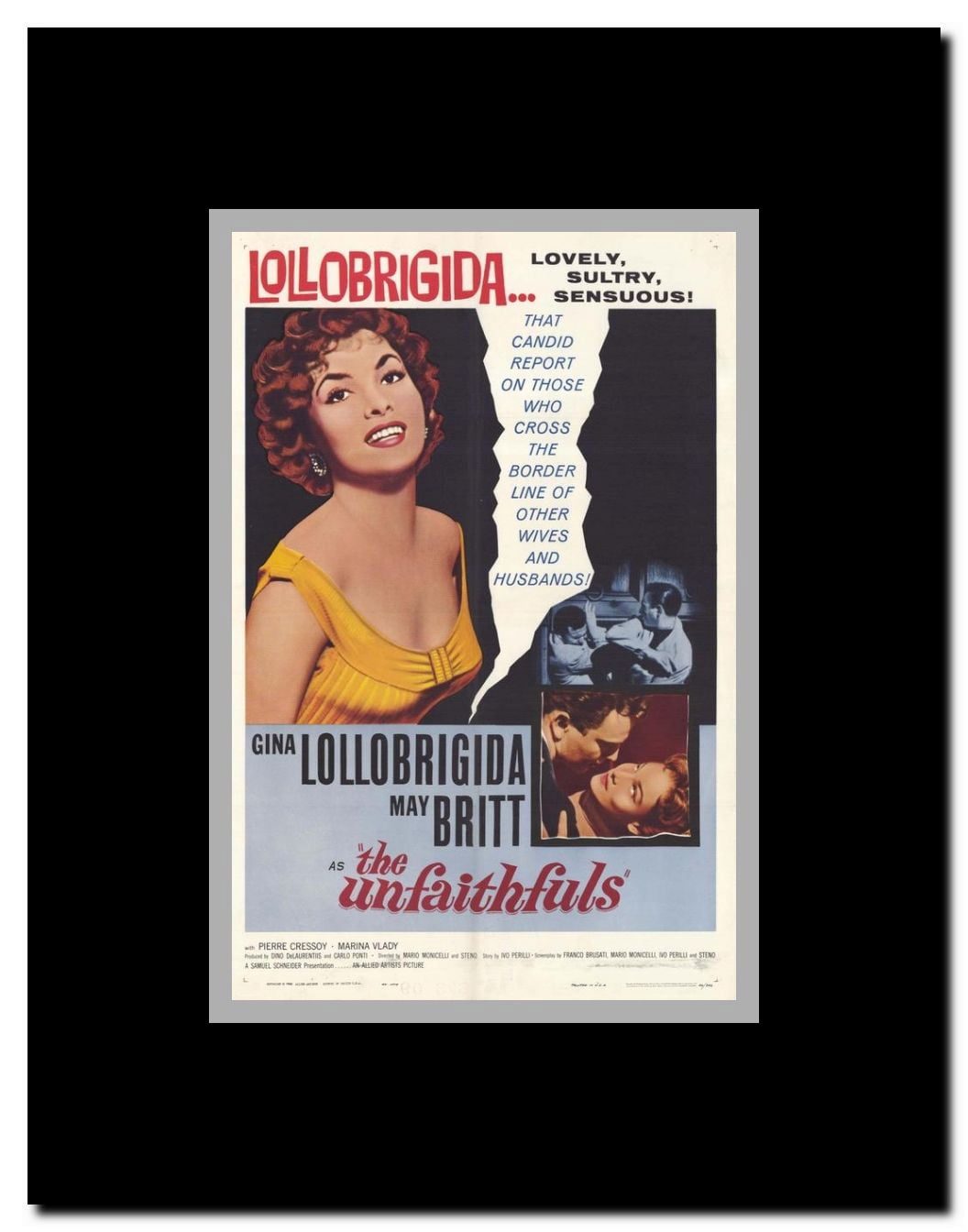 The Unfaithfuls Framed Movie Poster