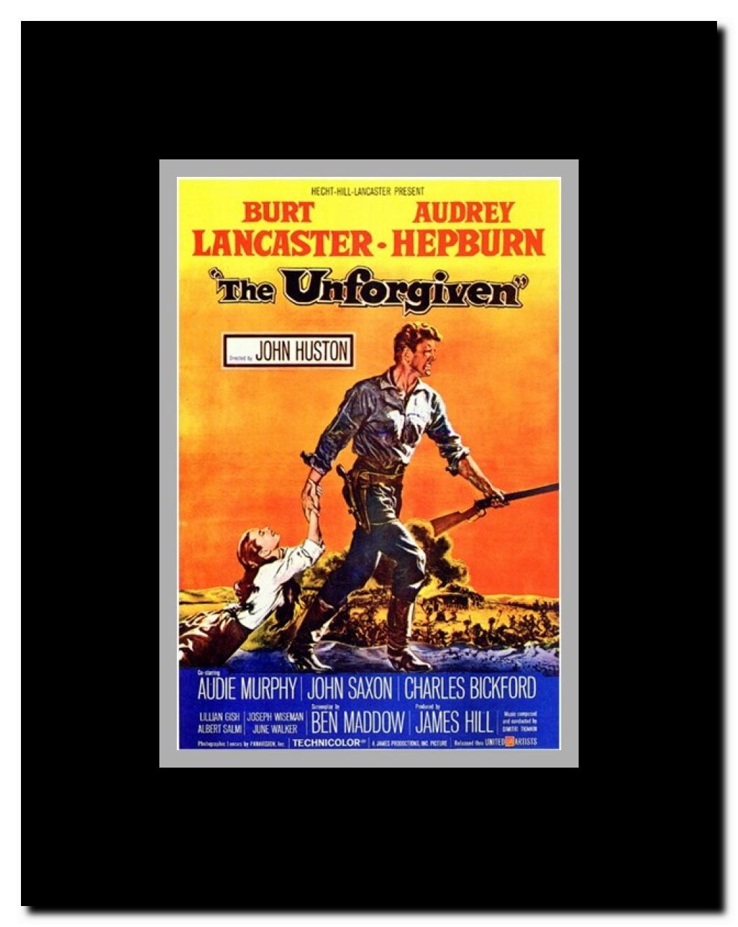 The Unforgiven Framed Movie Poster