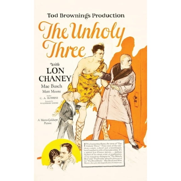 The Unholy Three, (Paperback)