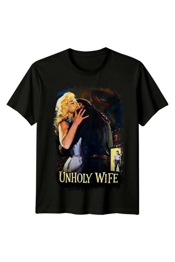The Unholy Wife (1957) Movie Poster Inspired T-Shirt Retro Tee Unisex