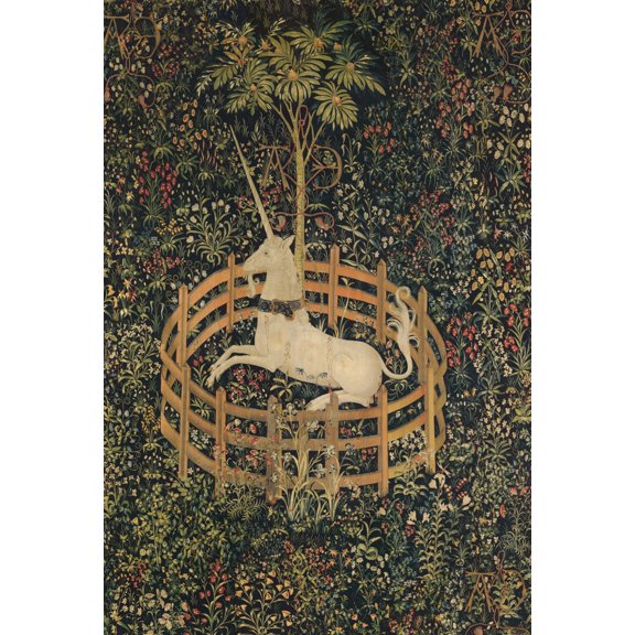 The Unicorn In Captivity Fine Art (24 x 36)