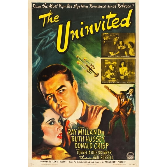 The Uninvited Gail Russell Ray Milland 1994. Movie Poster Masterprint (11 x 17)