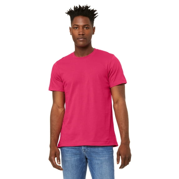 The Unisex Jersey T-Shirt - FUCHSIA - S