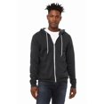 thumbnail image 1 of The Unisex Poly-Cotton Sponge Fleece Full-Zip Hooded Sweatshirt - DTG DARK GREY - XS, 1 of 4
