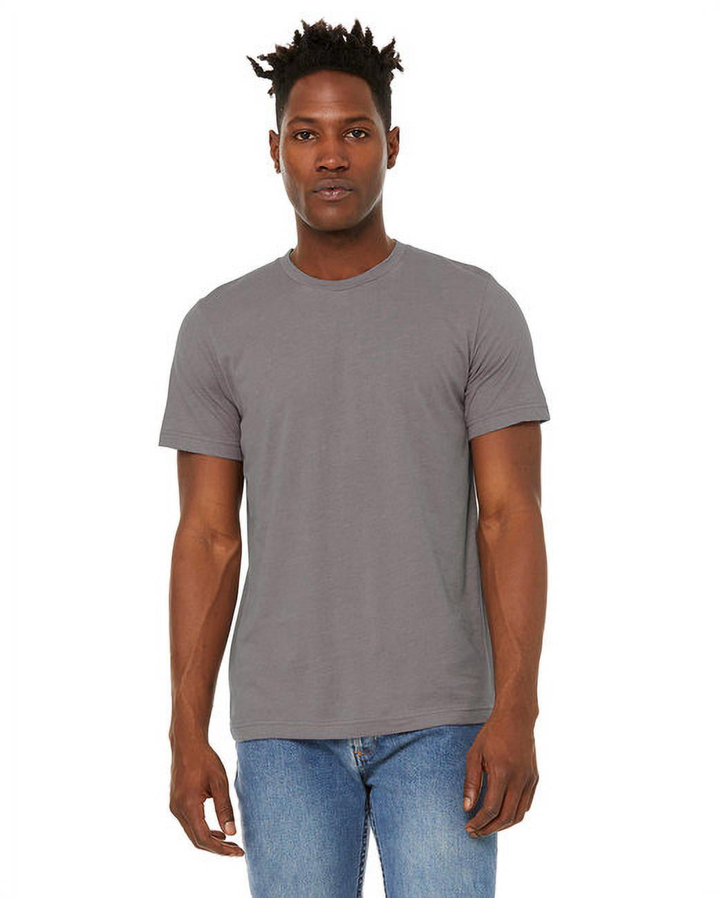 The Unisex Sueded T-Shirt - HEATHER STORM - L - Walmart.com