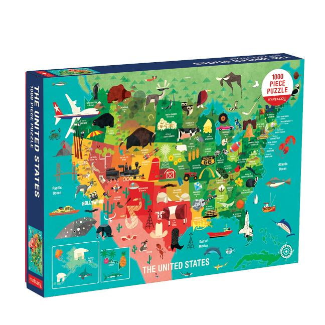  MasterPieces 44 Piece Jigsaw Puzzle for Kids - USA Map