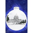thumbnail image 1 of The United States Capitol Building Made in USA Glass Christmas Ornament, 1 of 4