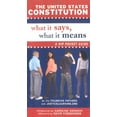 thumbnail image 1 of Pre-Owned The United States Constitution: What It Says, What It Means: A Hip Pocket Guide (Paperback) 0195304438 9780195304435, 1 of 1