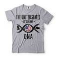thumbnail image 1 of The United States It's In My DNA Shirt USA Shirt United States Patriotic Shirt American Gifts (X-Large Grey), 1 of 6