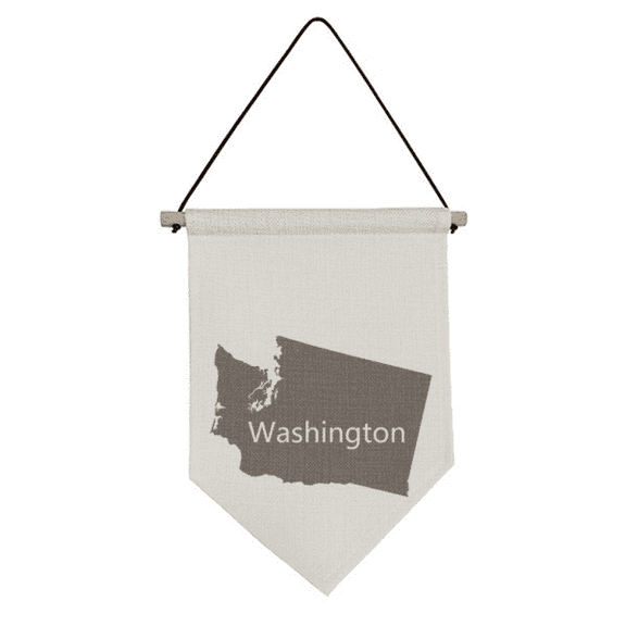 The United States Map Canvas Flag Hanging Wall Art Decor Banner