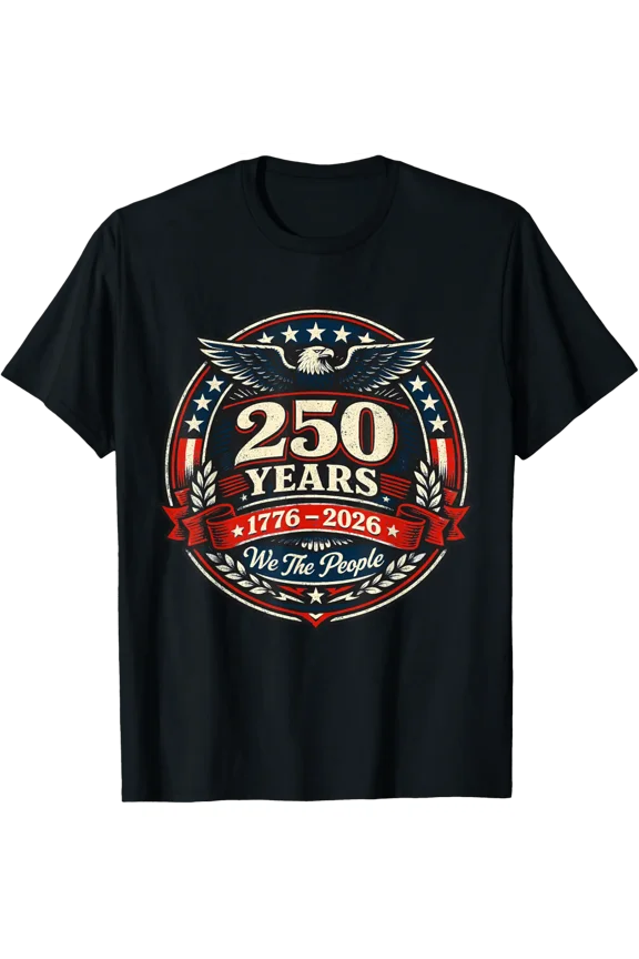 The United States Of America - 250 Years - 1776-2026 - Usa T-Shirt All Size S-5Xl