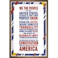 thumbnail image 1 of The United States Of America - Constitution Preamble Wall Poster, 22.375" x 34", Framed, 1 of 3