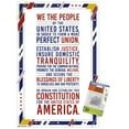 thumbnail image 1 of The United States Of America - Constitution Preamble Wall Poster with Push Pins, 14.725" x 22.375", 1 of 3