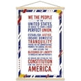thumbnail image 1 of The United States Of America - Constitution Preamble Wall Poster with Wooden Magnetic Frame, 22.375" x 34", 1 of 3