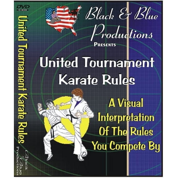 The United Tournament Karate Competition Rules DVD for martial arts competitors -VO5343A