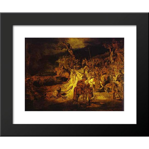 The Unity (Agreement) in the Country 20x24 Framed Art Print by Rembrandt