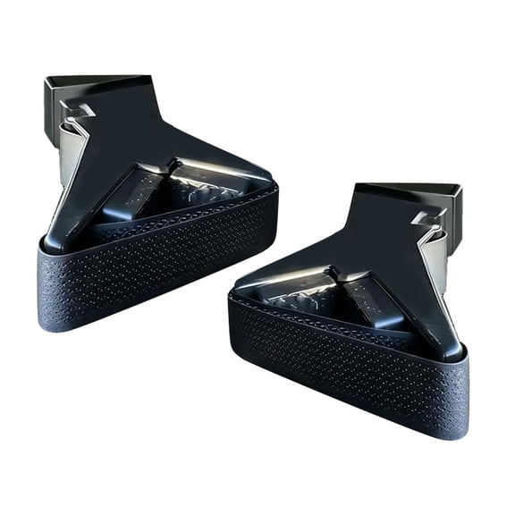 The Universal Seat Back Rack Vehicle Holder for Trucks and SUVs Heavy Duty Mount with Vertical Headrest Storage and Ready-to-Install Design 2PCS