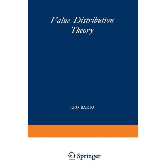 The University Higher Mathematics Value Distribution Theory, (Paperback)