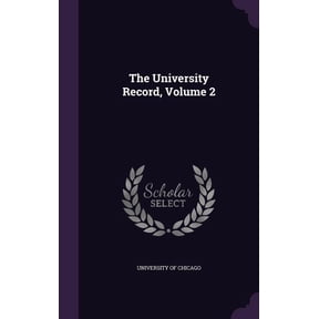 The University Record, Volume 2 (Hardcover)