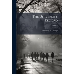 The University Record; Volume 7 (Paperback)
