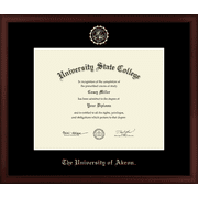 The University of Akron Diploma Frame, Document Size 14" x 11"