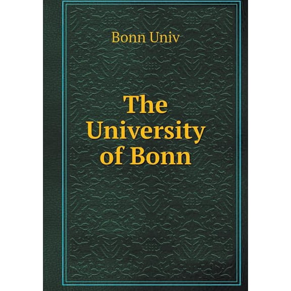 The University of Bonn (Paperback)
