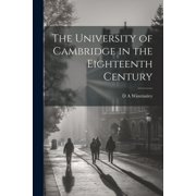 The University of Cambridge in the Eighteenth Century, Paperback