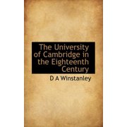 The University of Cambridge in the Eighteenth Century, Paperback